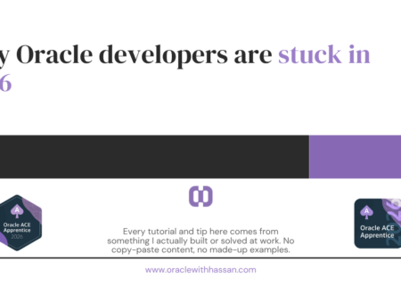 Why Oracle developers are stuck in 2026