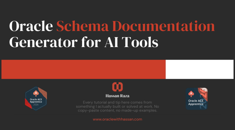 oracle schema documentation