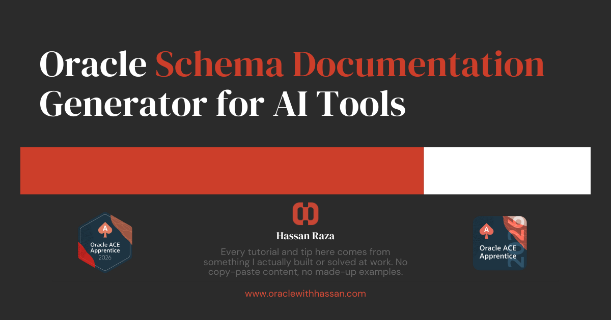 oracle schema documentation