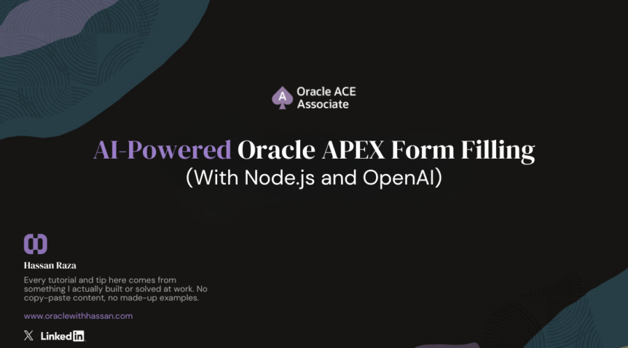 AI-powered Oracle APEX form filling using Node.js, Socket.io and OpenAI