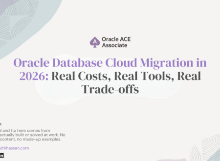 Oracle database cloud migration