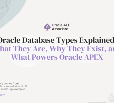Oracle Database types explained - relational, NoSQL, hierarchical, network databases