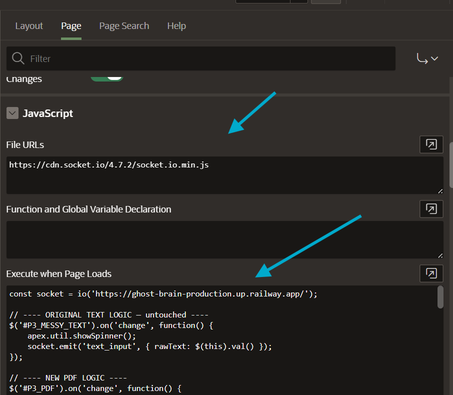 AI-powered Oracle APEX form filling using Node.js, Socket.io and OpenAI