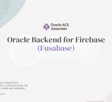 Oracle Backend for Firebase (Fusabase) on a Self-Hosted Dockerized Oracle Database + ORDS Stack